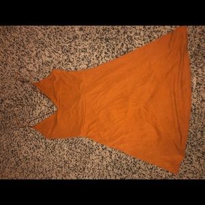 Burnt orange super cute dress